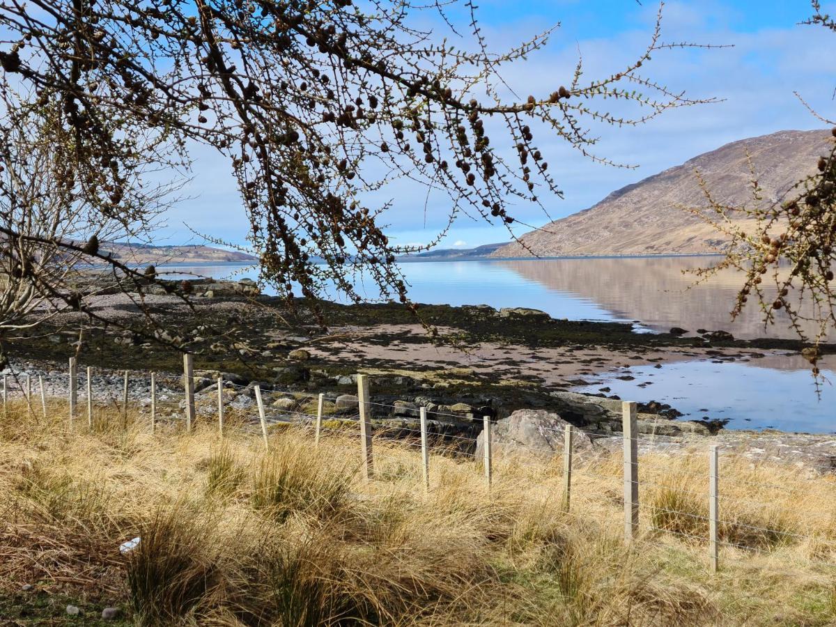 The Bay ,Luxury Shepherds Hut, Dundonnell Bagian luar foto