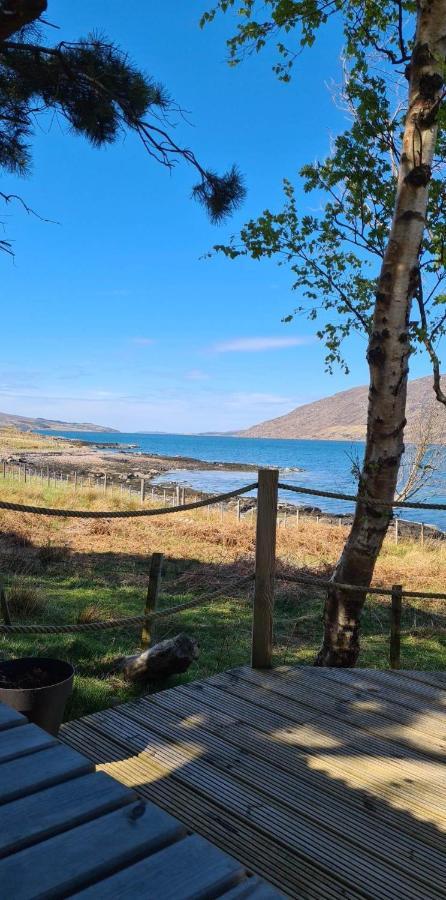 The Bay ,Luxury Shepherds Hut, Dundonnell Bagian luar foto